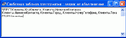 Макет сводной таблицы