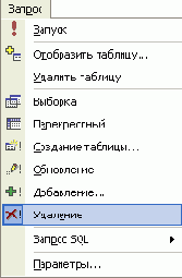 Запрос на удаление
